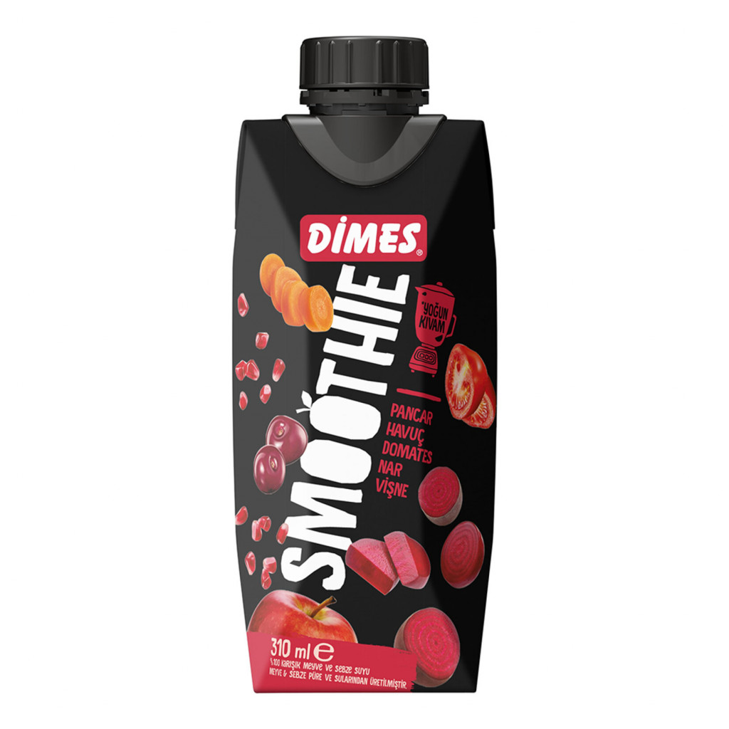 DIMES SMOOTHIE BORDO MEYVE 310ML – Kıbrıs Sanal Market
