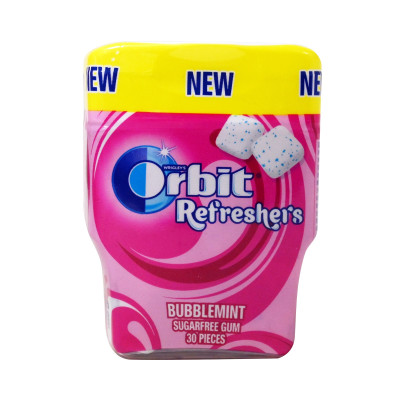 Orbit Refreshers Raspberry ORBIT REFRESHER BUBBLEMINT 30LU – Kıbrıs Sanal Market